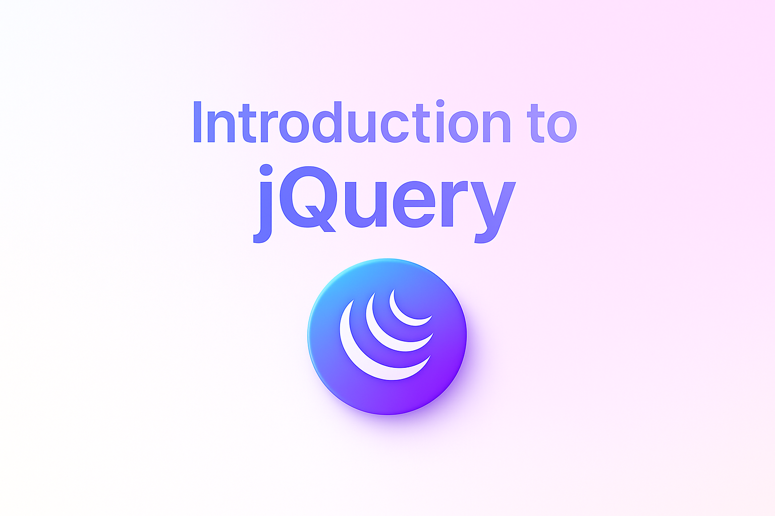 Introduction to jQuery